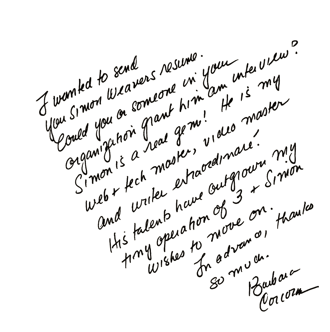 Handwritten text