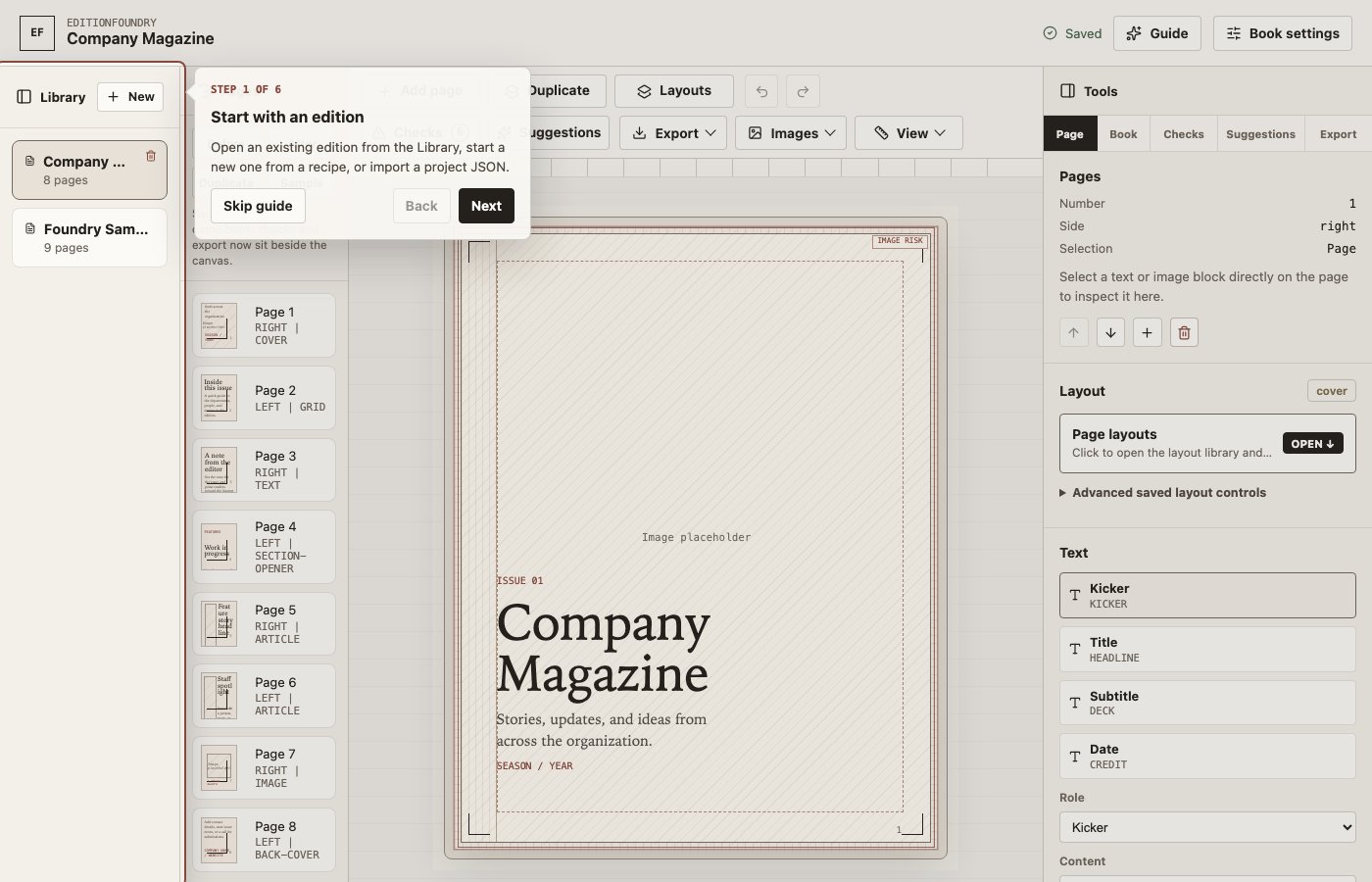 EditionFoundry Overview